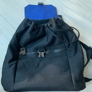 PULL&BEAR Neoprene Black Backpack